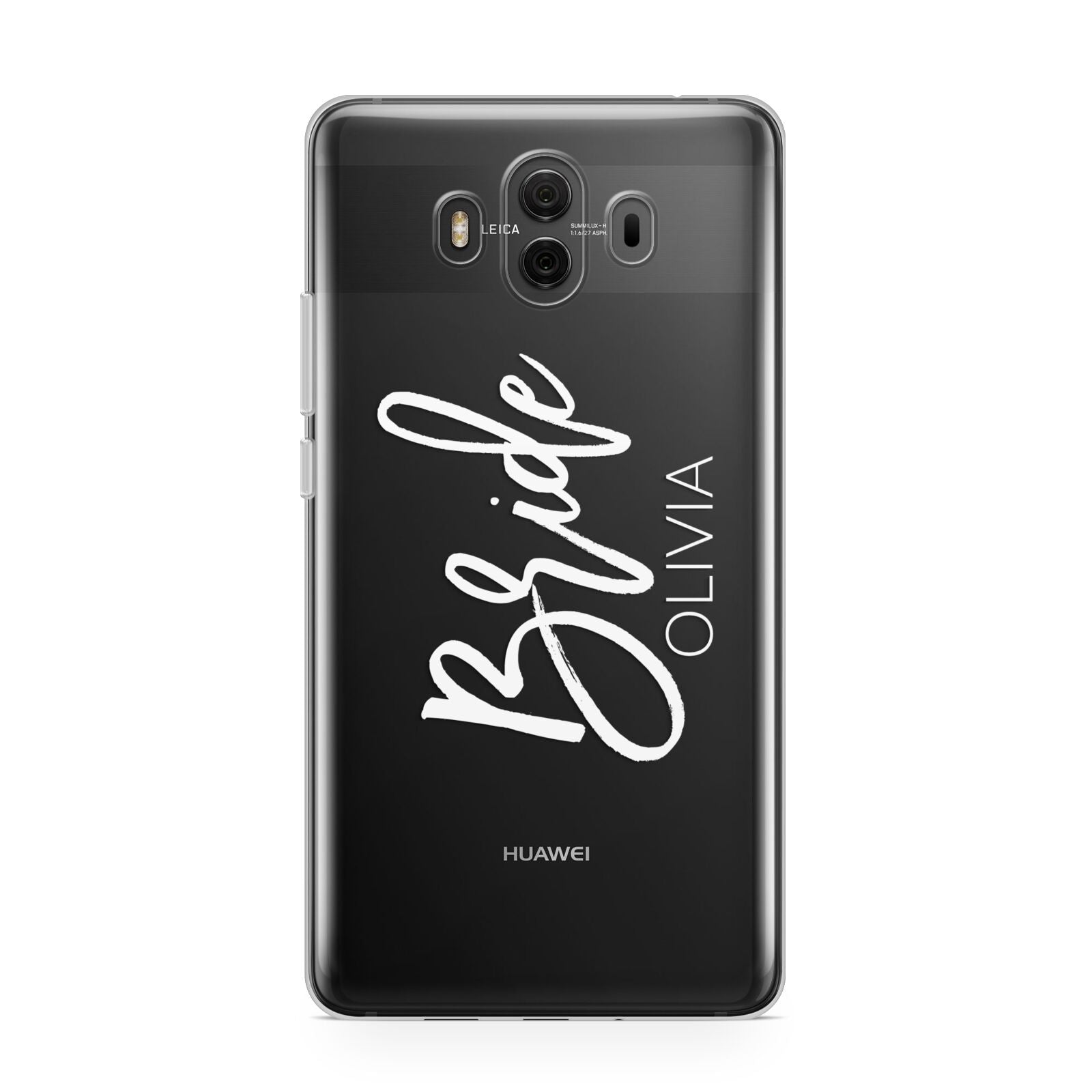 Personalised Bride Huawei Mate 10 Protective Phone Case