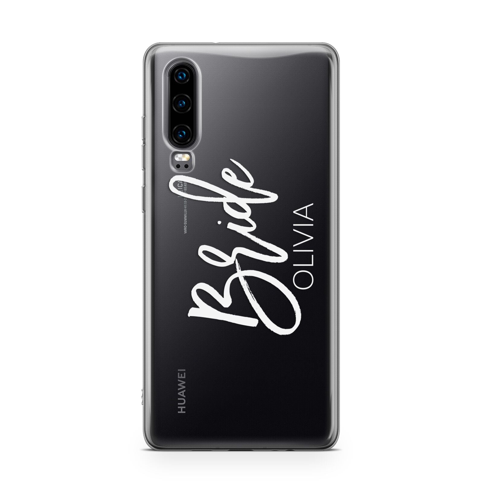 Personalised Bride Huawei P30 Phone Case
