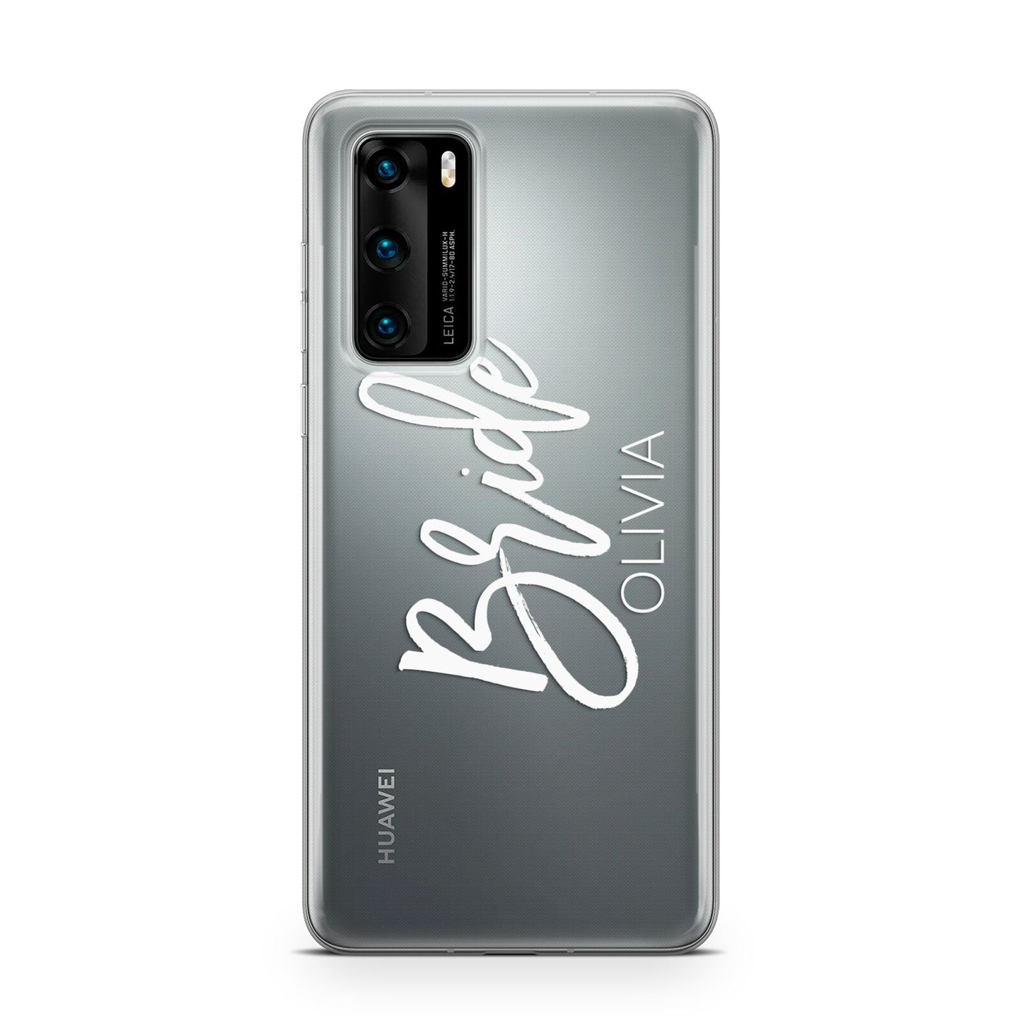 Personalised Bride Huawei P40 Phone Case
