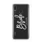 Personalised Bride Huawei Y9 2019