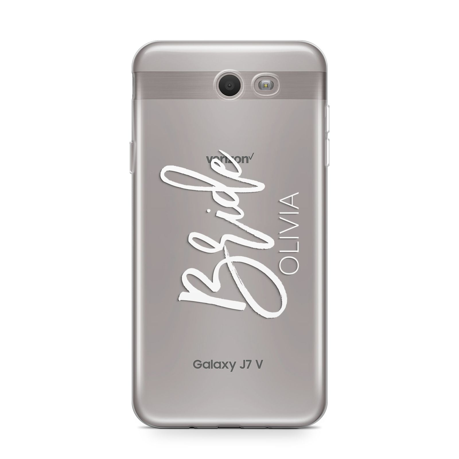 Personalised Bride Samsung Galaxy J7 2017 Case