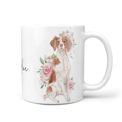 Personalised Brittany Dog 10oz Mug