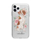 Personalised Brittany Dog Apple iPhone 11 Pro in Silver with Bumper Case
