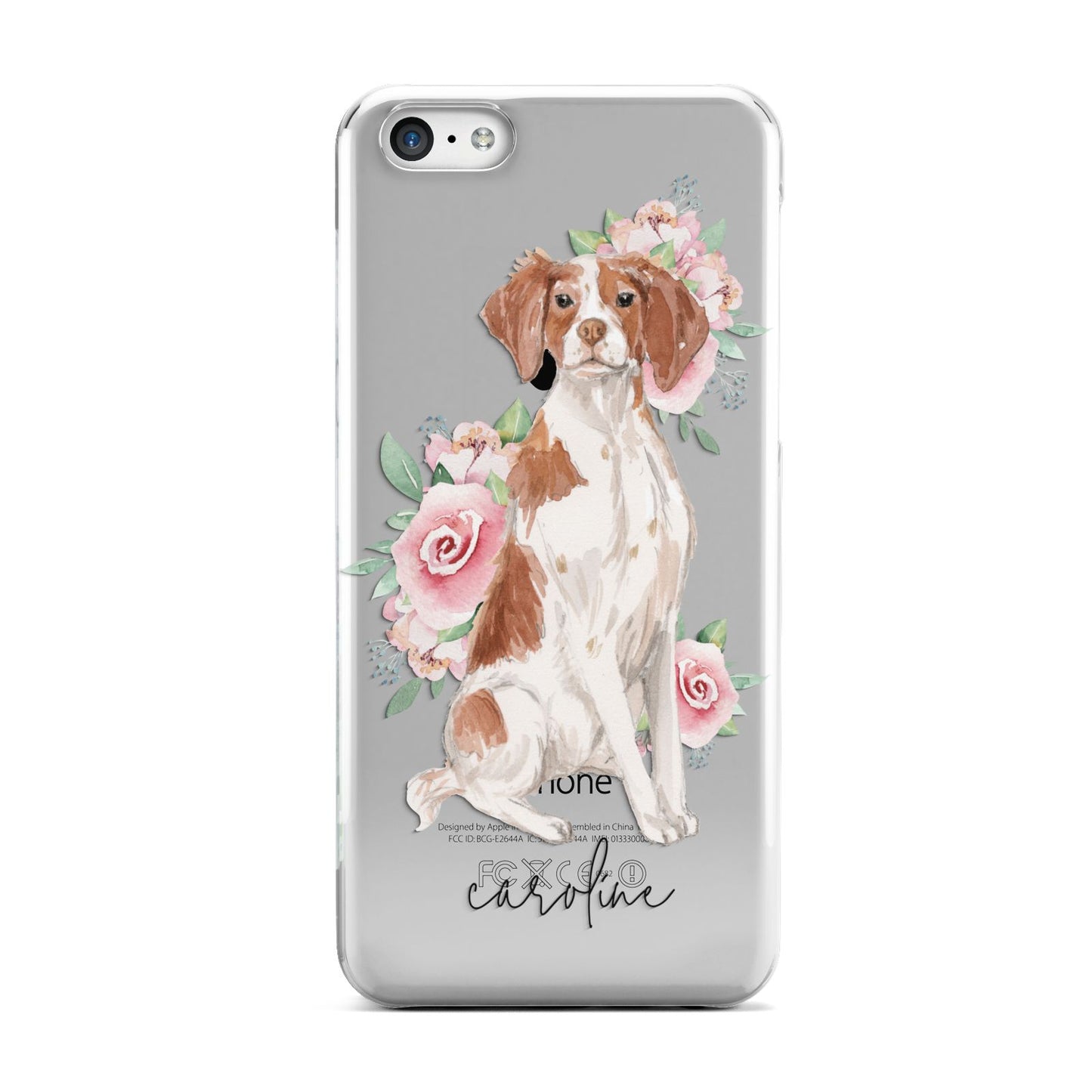 Personalised Brittany Dog Apple iPhone 5c Case