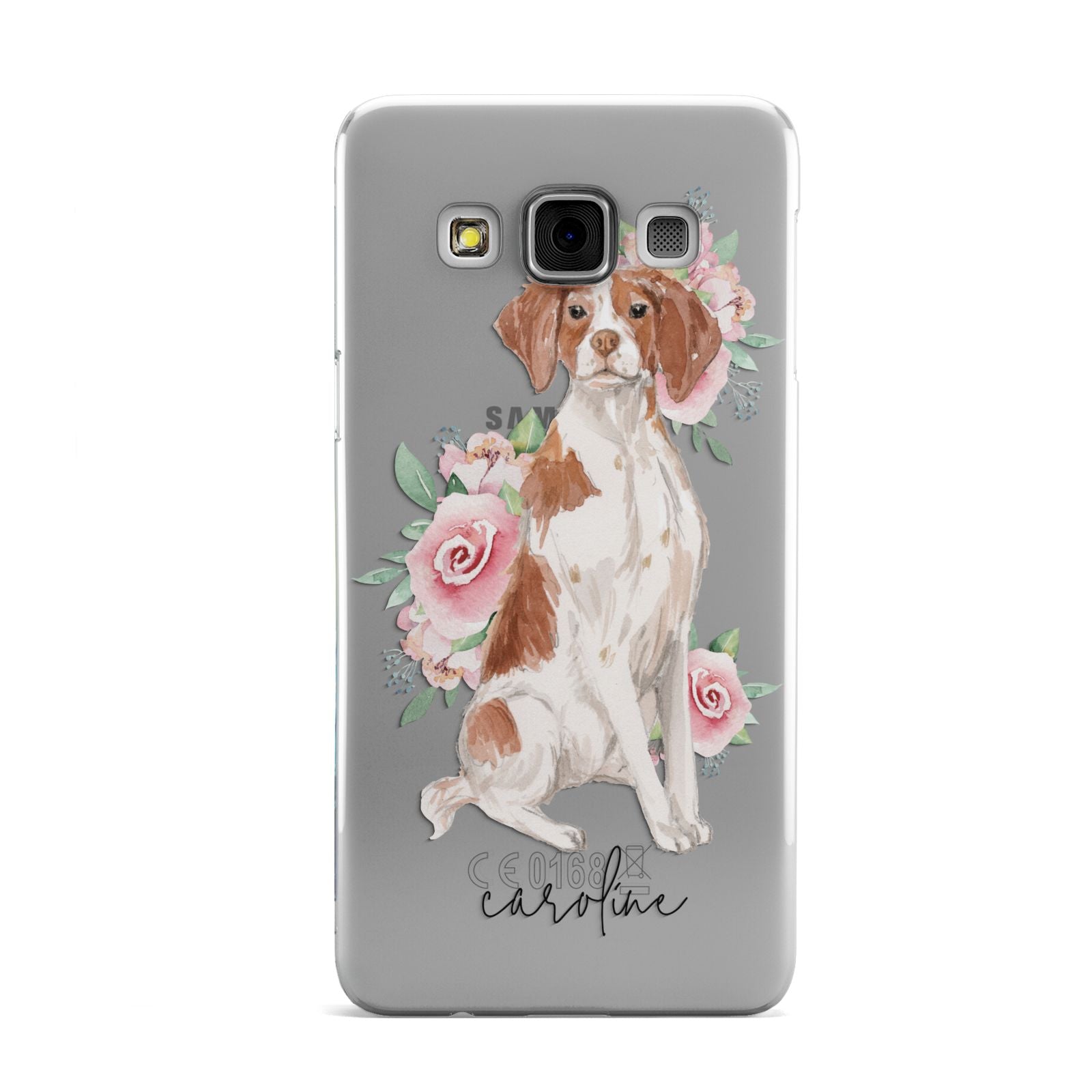 Personalised Brittany Dog Samsung Galaxy A3 Case