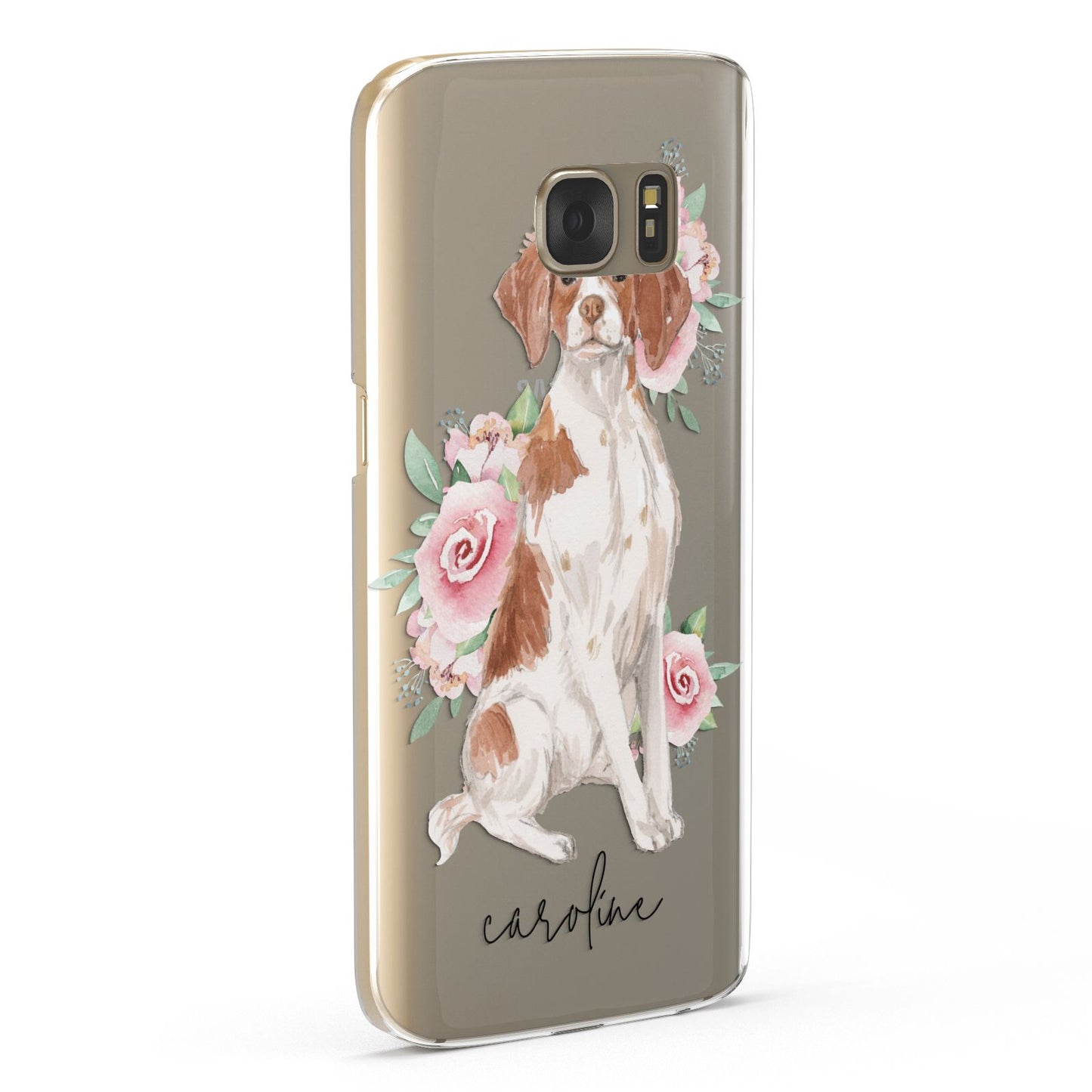 Personalised Brittany Dog Samsung Galaxy Case Fourty Five Degrees