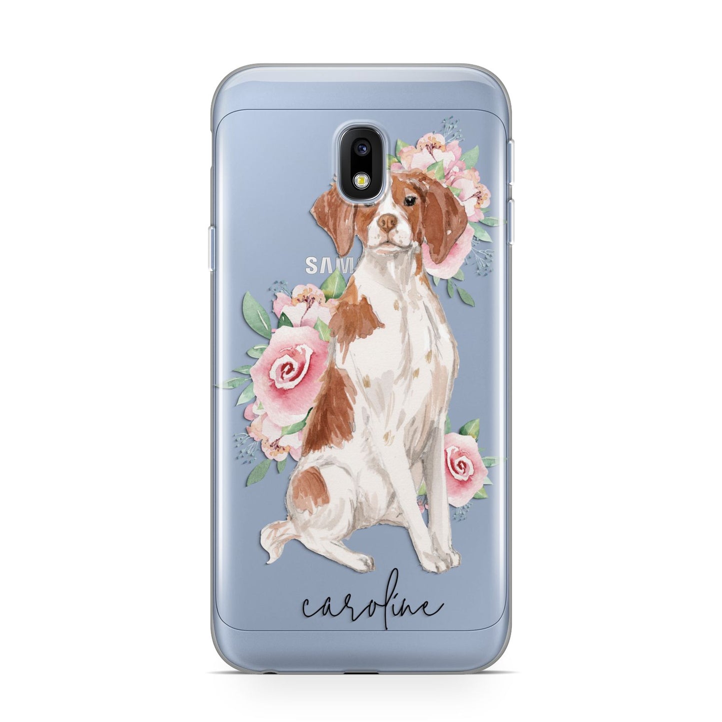 Personalised Brittany Dog Samsung Galaxy J3 2017 Case