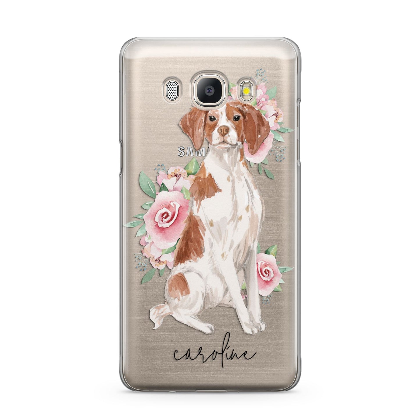 Personalised Brittany Dog Samsung Galaxy J5 2016 Case