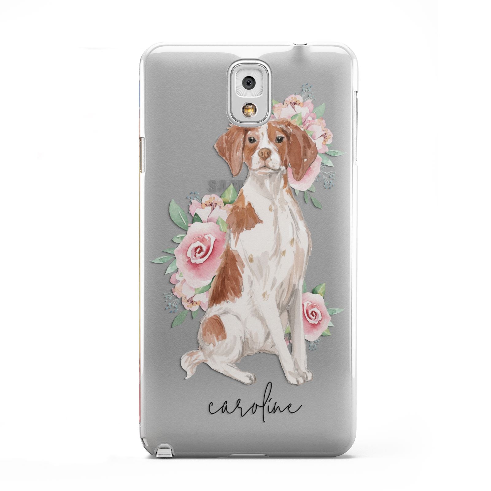 Personalised Brittany Dog Samsung Galaxy Note 3 Case