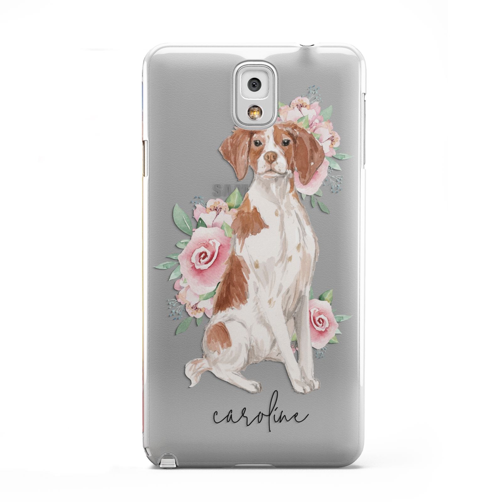 Personalised Brittany Dog Samsung Galaxy Note 3 Case