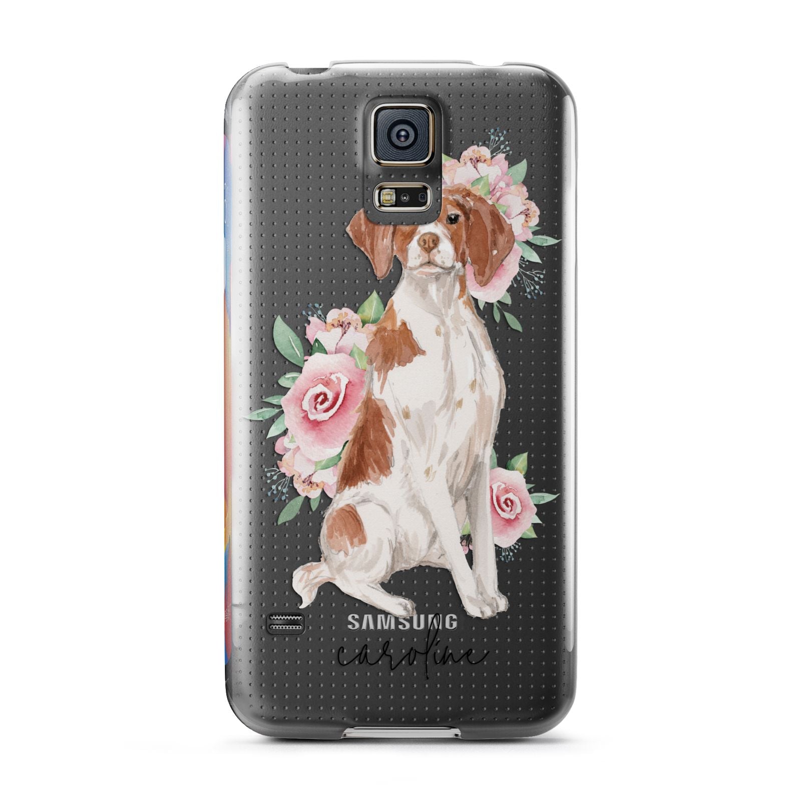 Personalised Brittany Dog Samsung Galaxy S5 Case