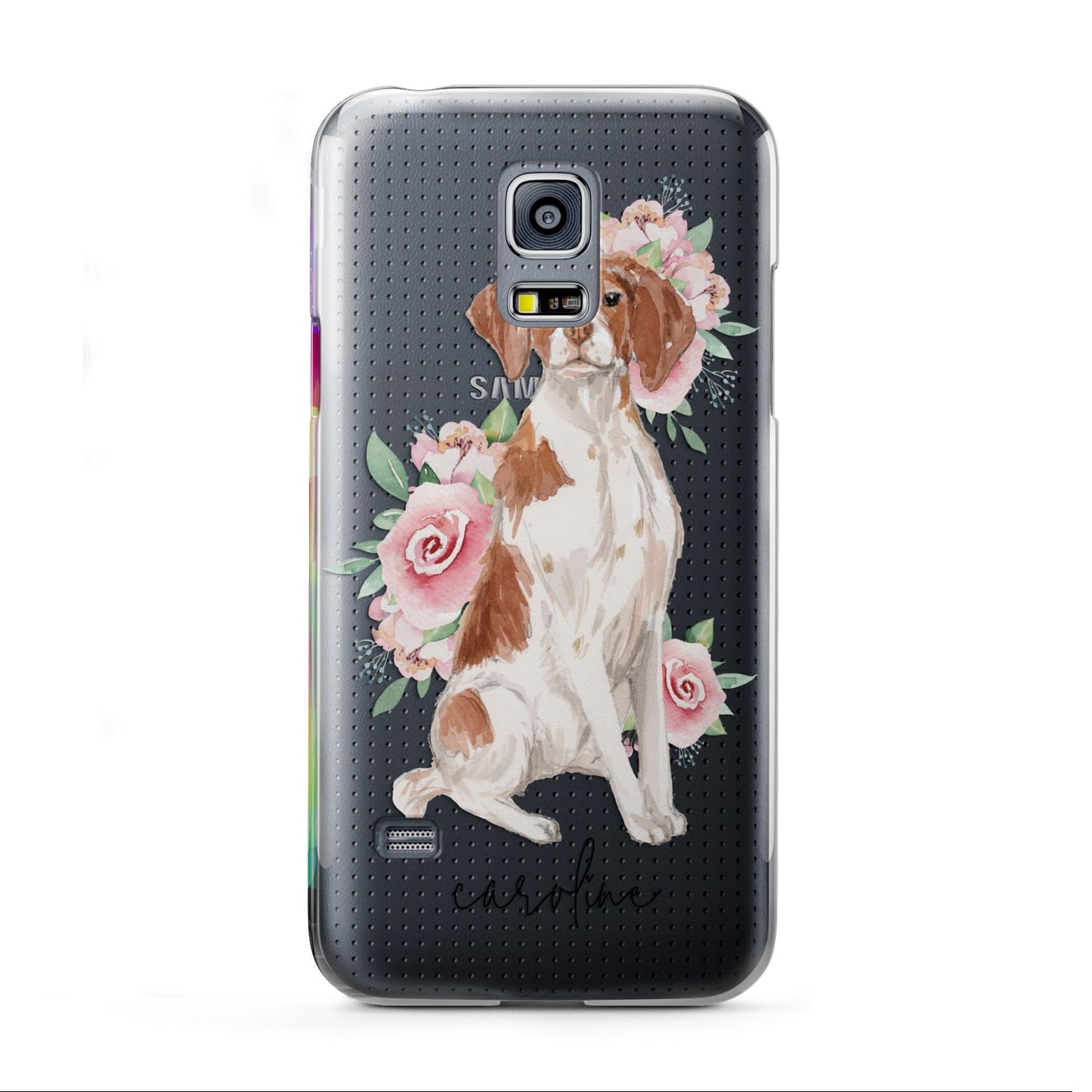 Personalised Brittany Dog Samsung Galaxy S5 Mini Case