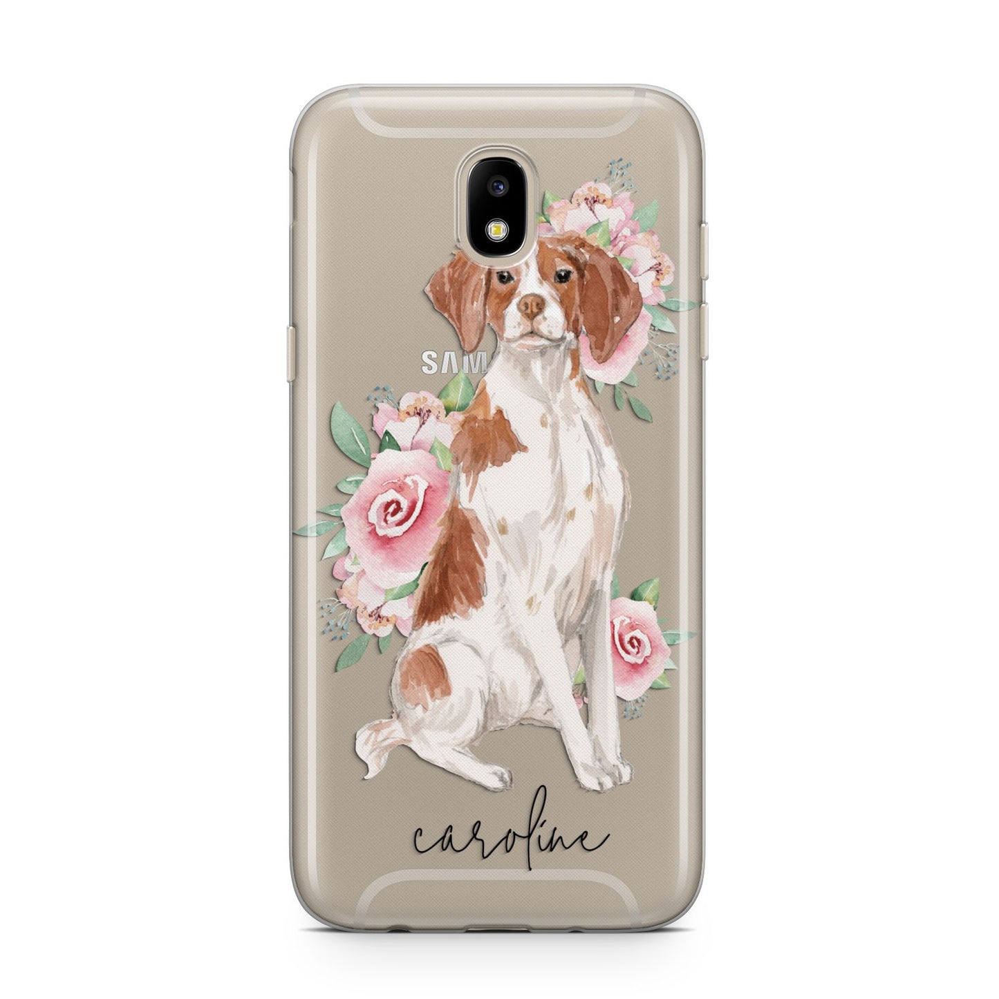 Personalised Brittany Dog Samsung J5 2017 Case