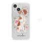 Personalised Brittany Dog iPhone 13 Mini Clear Bumper Case
