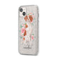 Personalised Brittany Dog iPhone 14 Plus Glitter Tough Case Starlight Angled Image