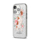 Personalised Brittany Dog iPhone 14 Pro Glitter Tough Case Silver Angled Image