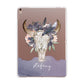 Personalised Bull s Head Apple iPad Rose Gold Case