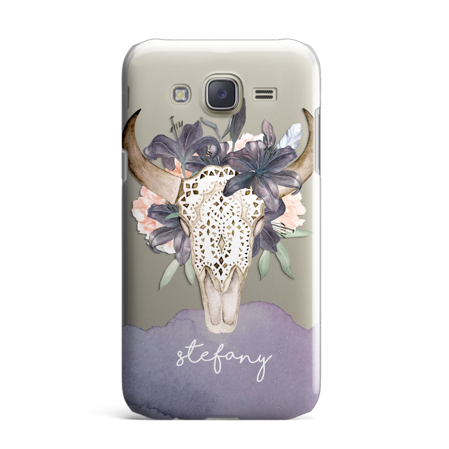 Personalised Bull s Head Samsung Galaxy J7 Case