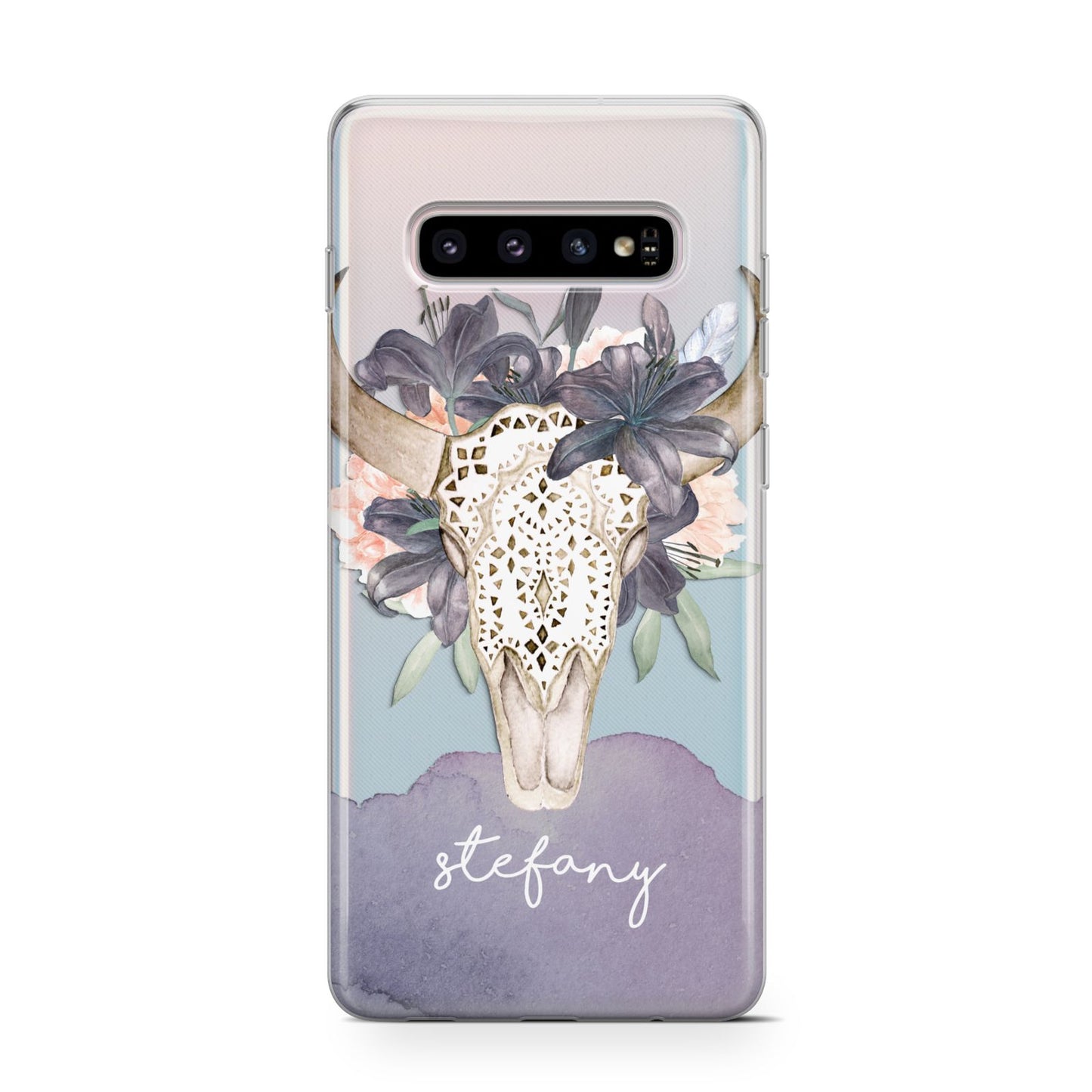Personalised Bull s Head Samsung Galaxy S10 Case