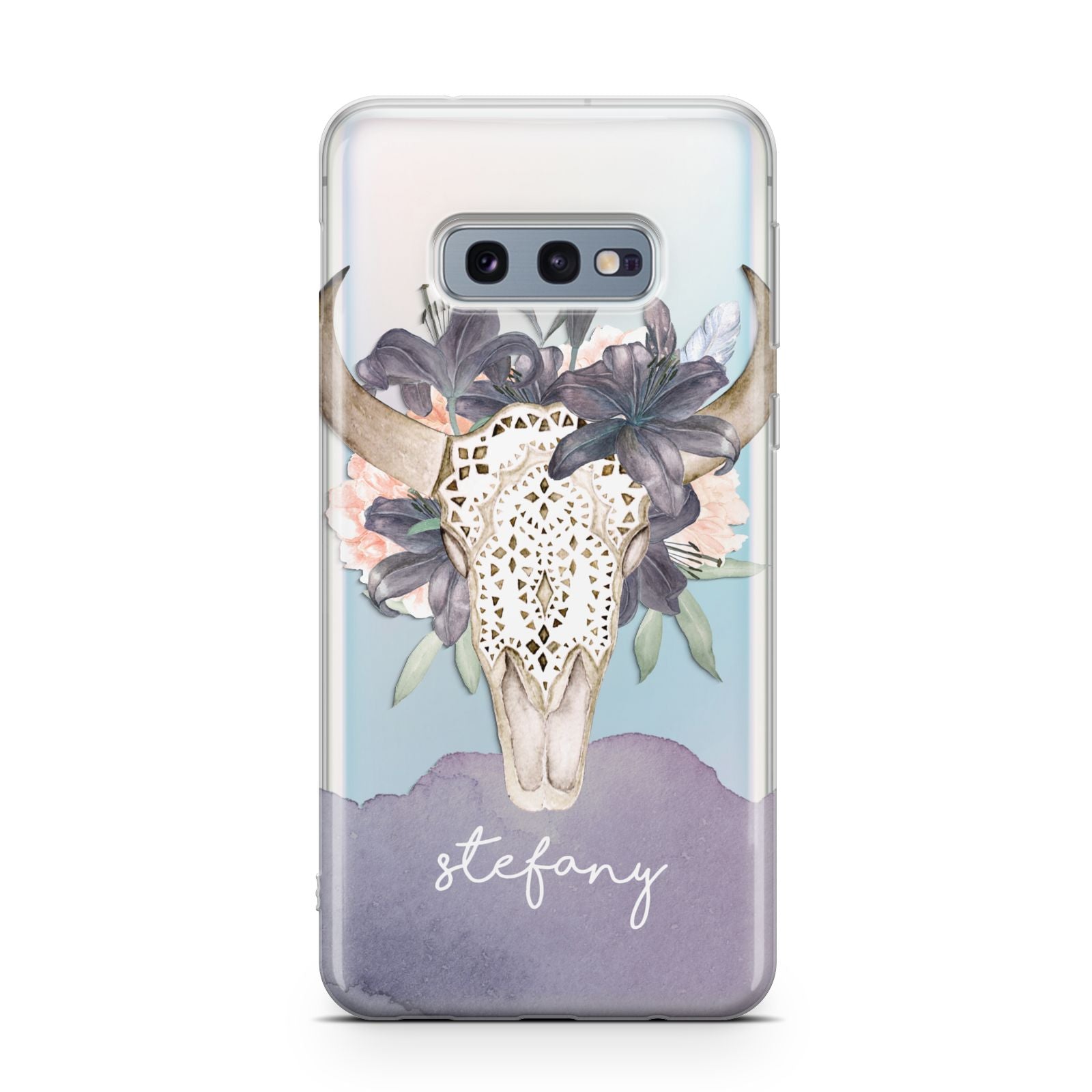 Personalised Bull s Head Samsung Galaxy S10E Case
