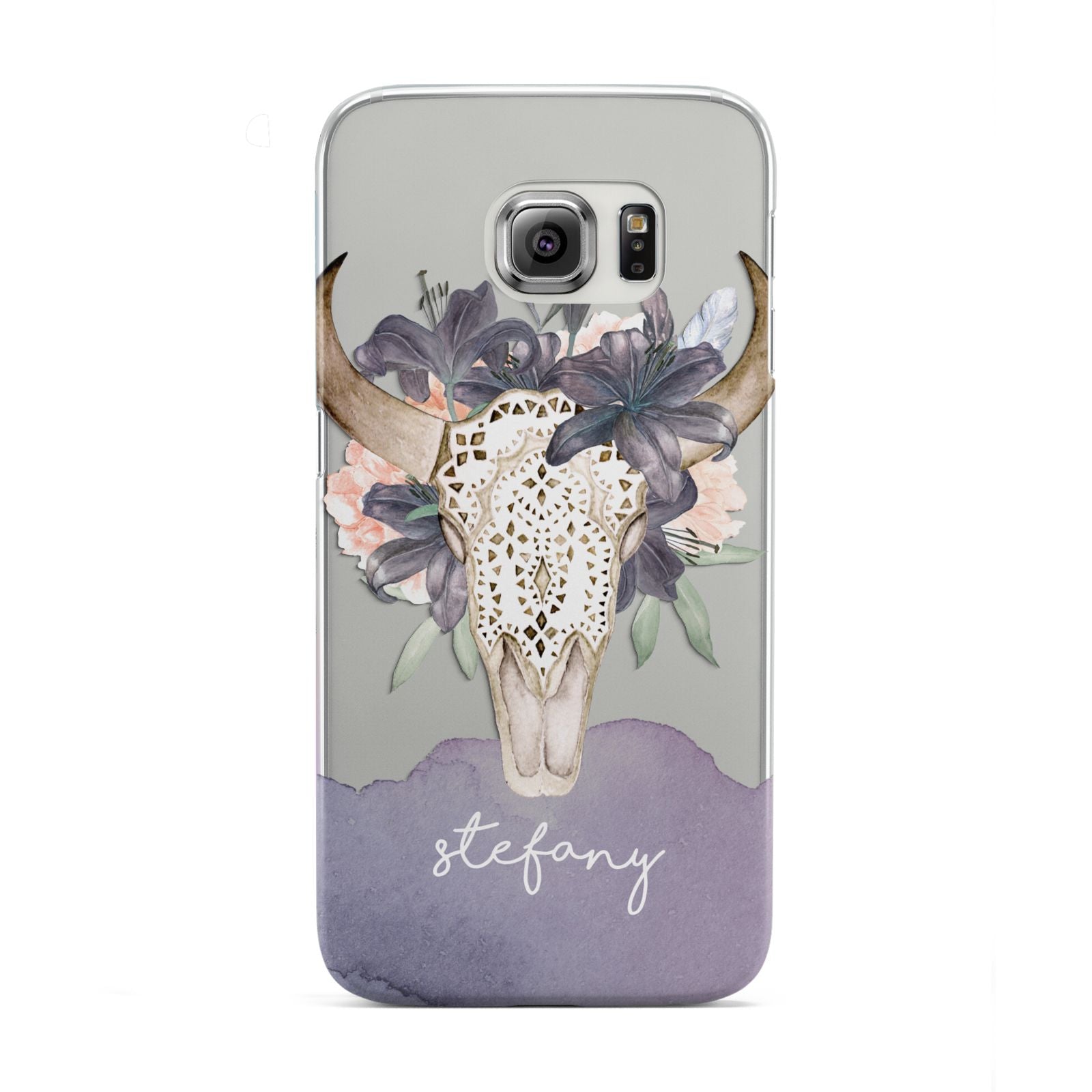 Personalised Bull s Head Samsung Galaxy S6 Edge Case