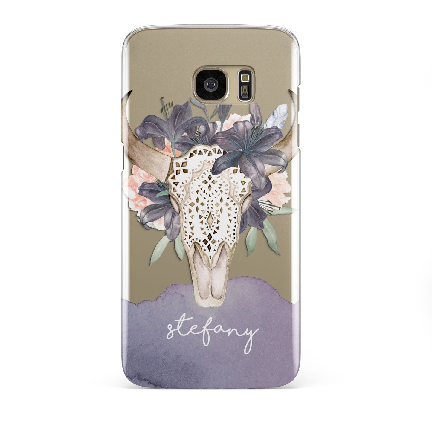 Personalised Bull s Head Samsung Galaxy S7 Edge Case