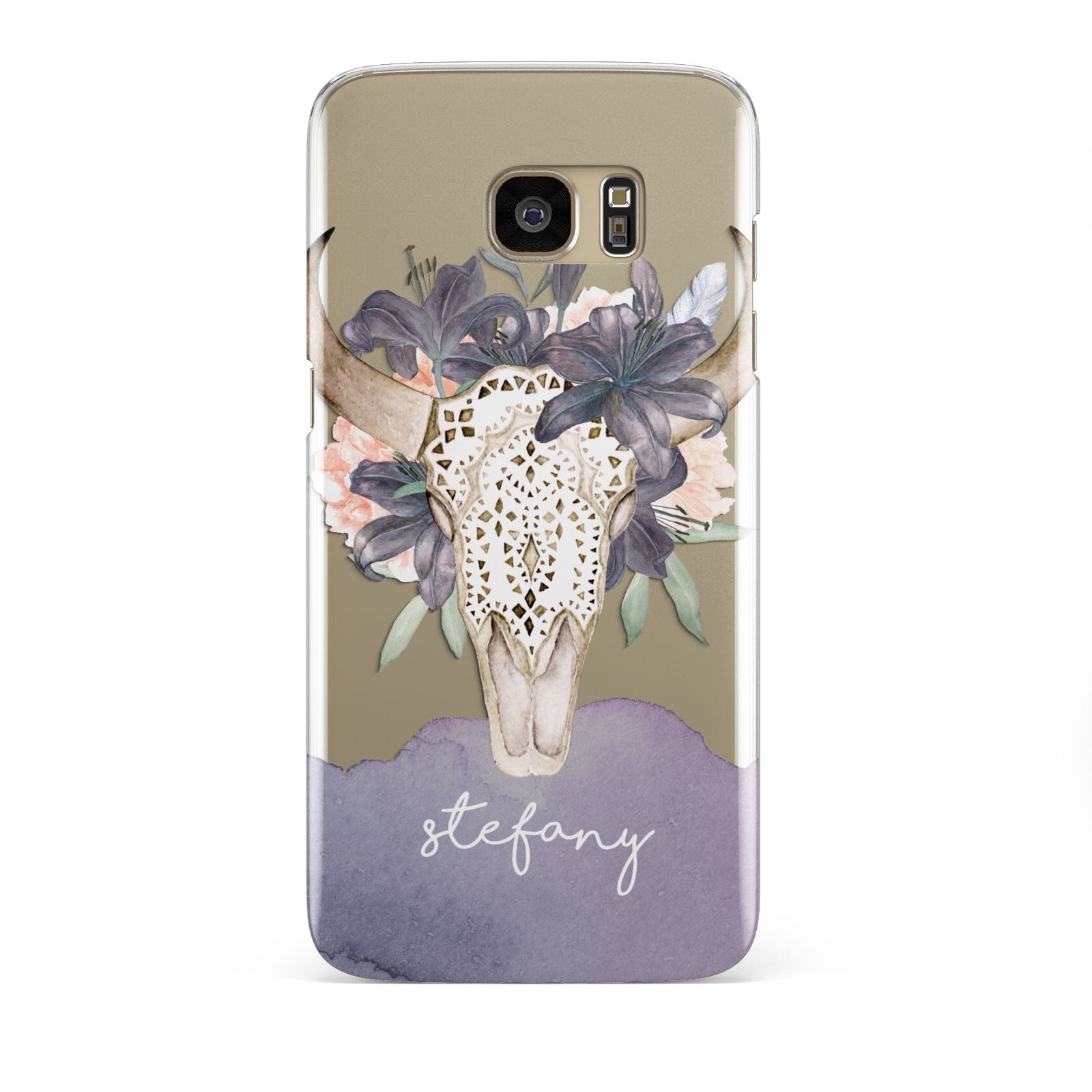 Personalised Bull s Head Samsung Galaxy S7 Edge Case