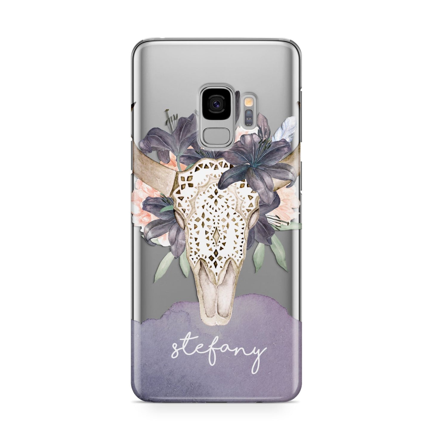 Personalised Bull s Head Samsung Galaxy S9 Case
