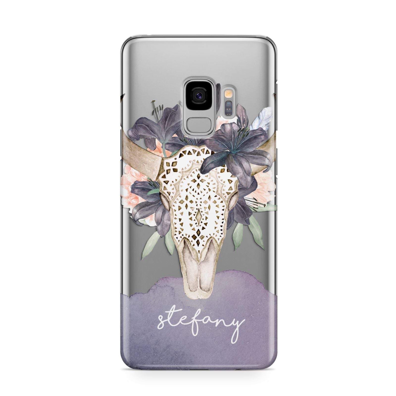 Personalised Bull s Head Samsung Galaxy S9 Case