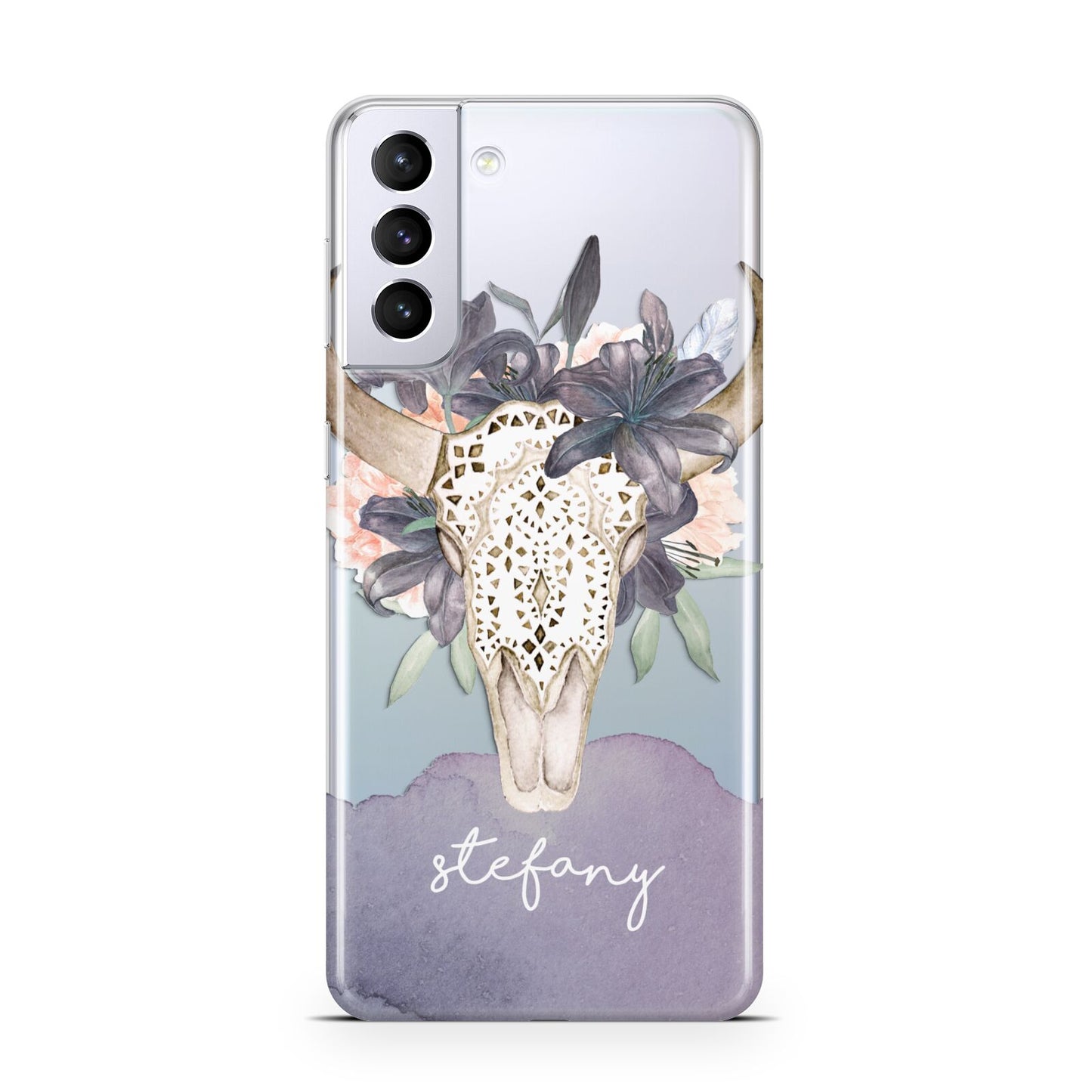 Personalised Bull s Head Samsung S21 Plus Phone Case