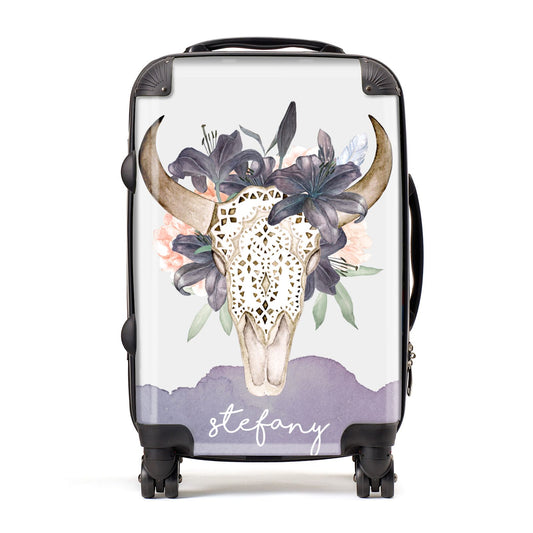 Personalised Bull s Head Suitcase