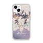 Personalised Bull s Head iPhone 14 Glitter Tough Case Starlight