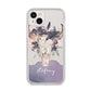 Personalised Bull s Head iPhone 14 Plus Clear Tough Case Starlight
