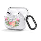Personalised Bull s Skull AirPods Clear Case 3rd Gen Side Image