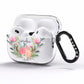 Personalised Bull s Skull AirPods Pro Clear Case Side Image