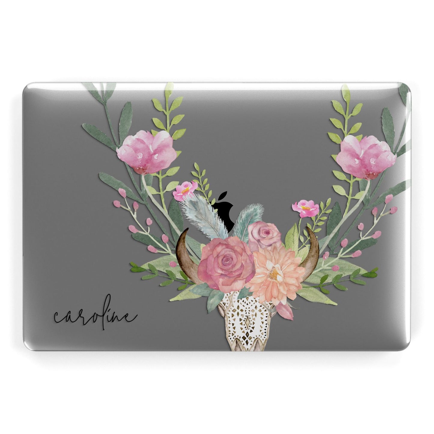 Personalised Bull s Skull Apple MacBook Case