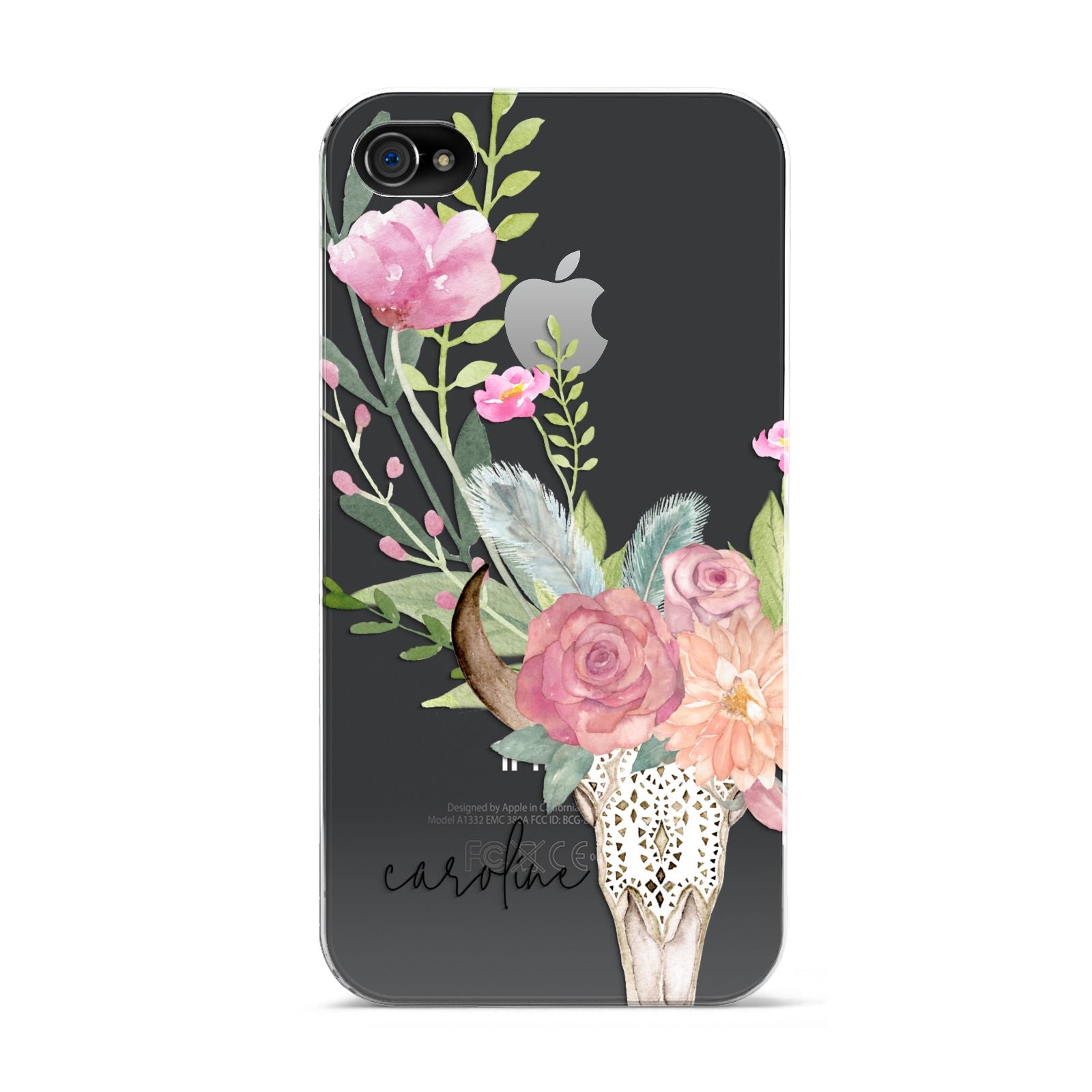 Personalised Bull s Skull Apple iPhone 4s Case