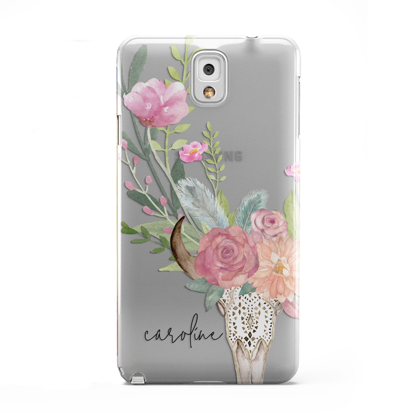 Personalised Bull s Skull Samsung Galaxy Note 3 Case