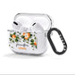 Personalised Bunch of Oranges AirPods Clear Case 3rd Gen Side Image