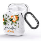 Personalised Bunch of Oranges AirPods Glitter Case Side Image
