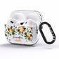 Personalised Bunch of Oranges AirPods Pro Clear Case Side Image