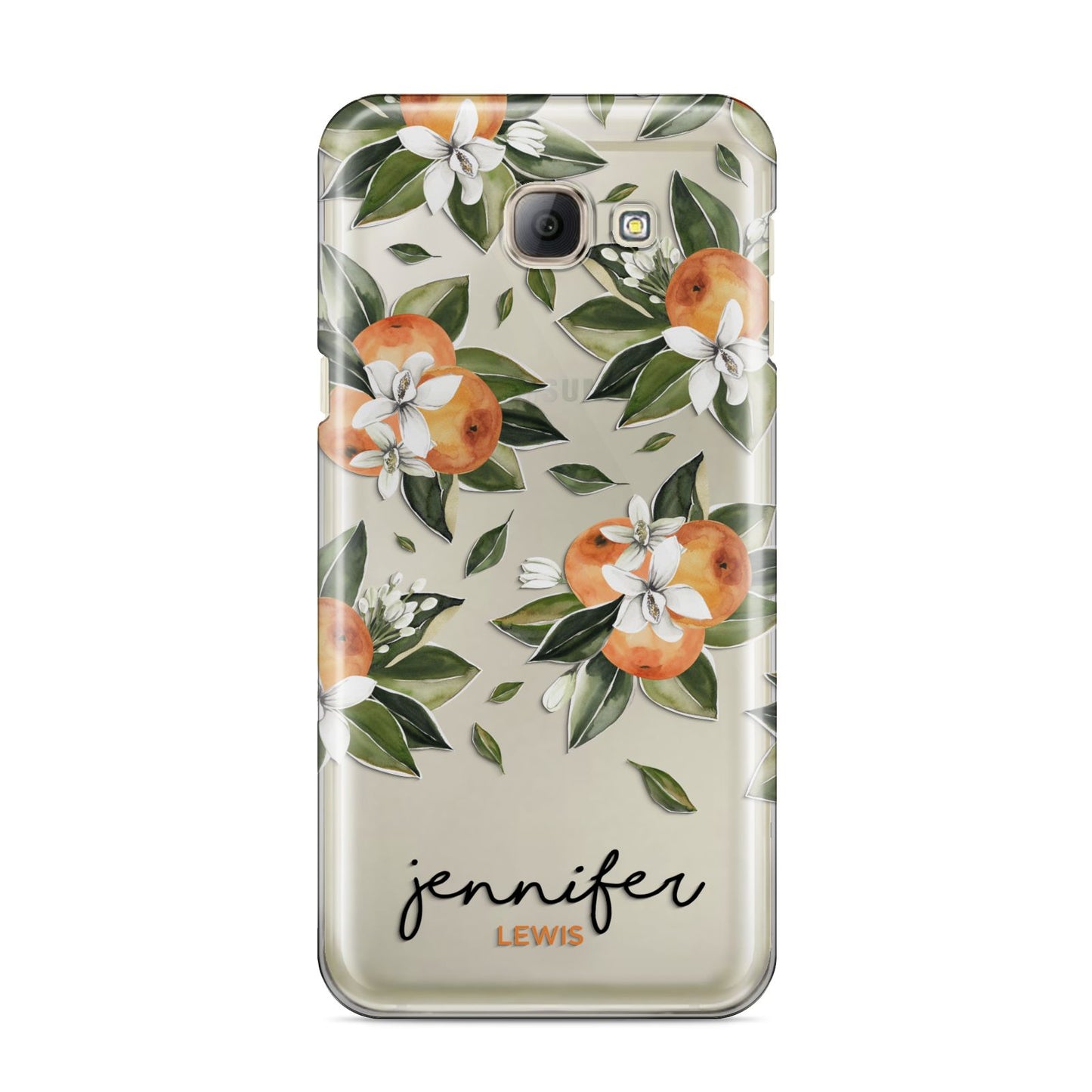 Personalised Bunch of Oranges Samsung Galaxy A8 2016 Case