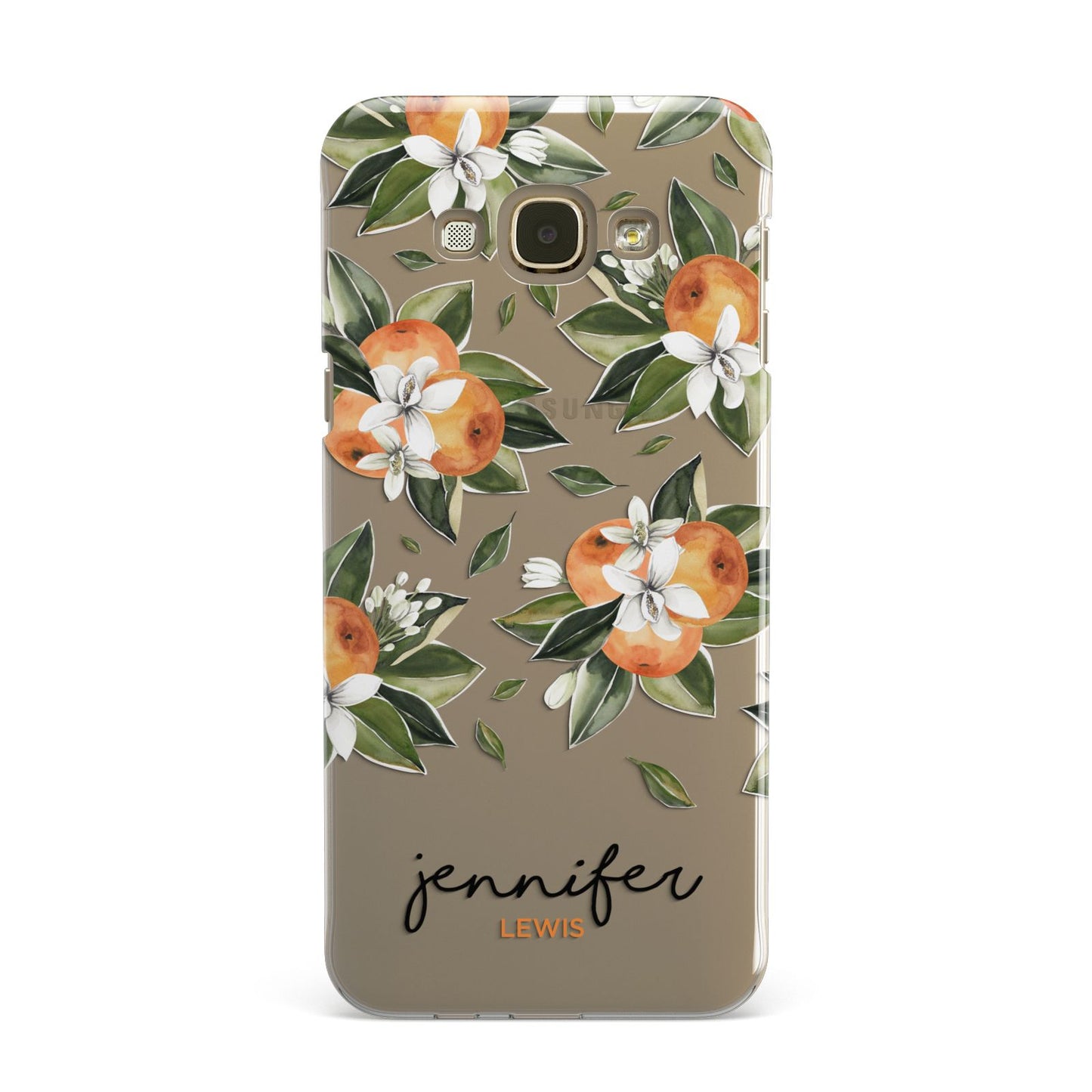 Personalised Bunch of Oranges Samsung Galaxy A8 Case