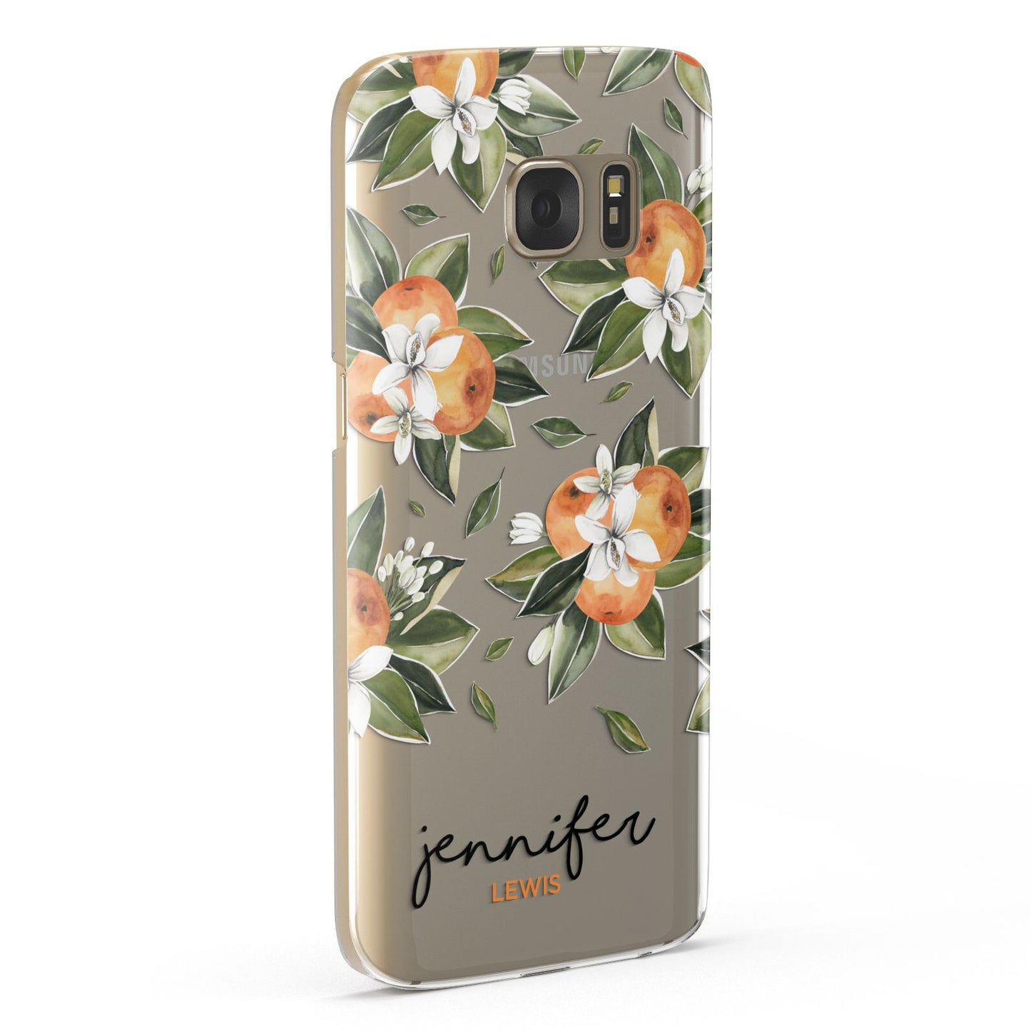 Personalised Bunch of Oranges Samsung Galaxy Case Fourty Five Degrees