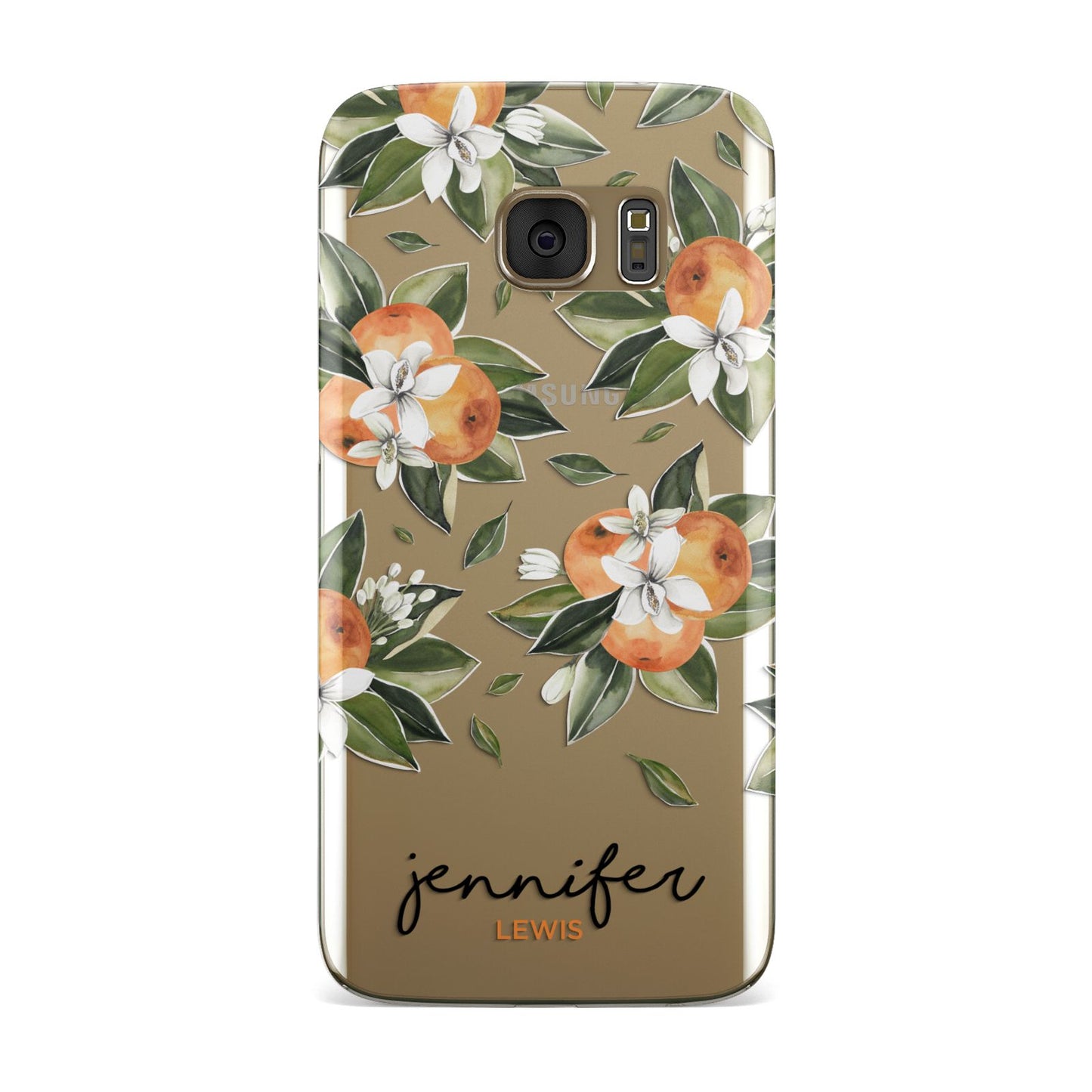 Personalised Bunch of Oranges Samsung Galaxy Case