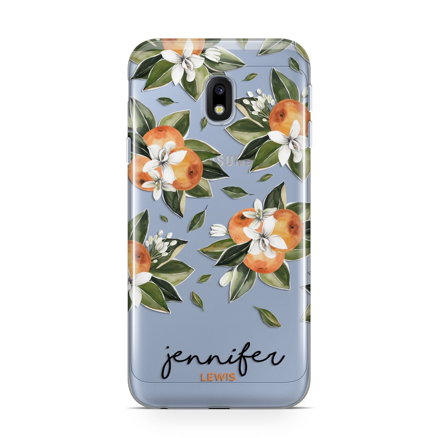 Personalised Bunch of Oranges Samsung Galaxy J3 2017 Case