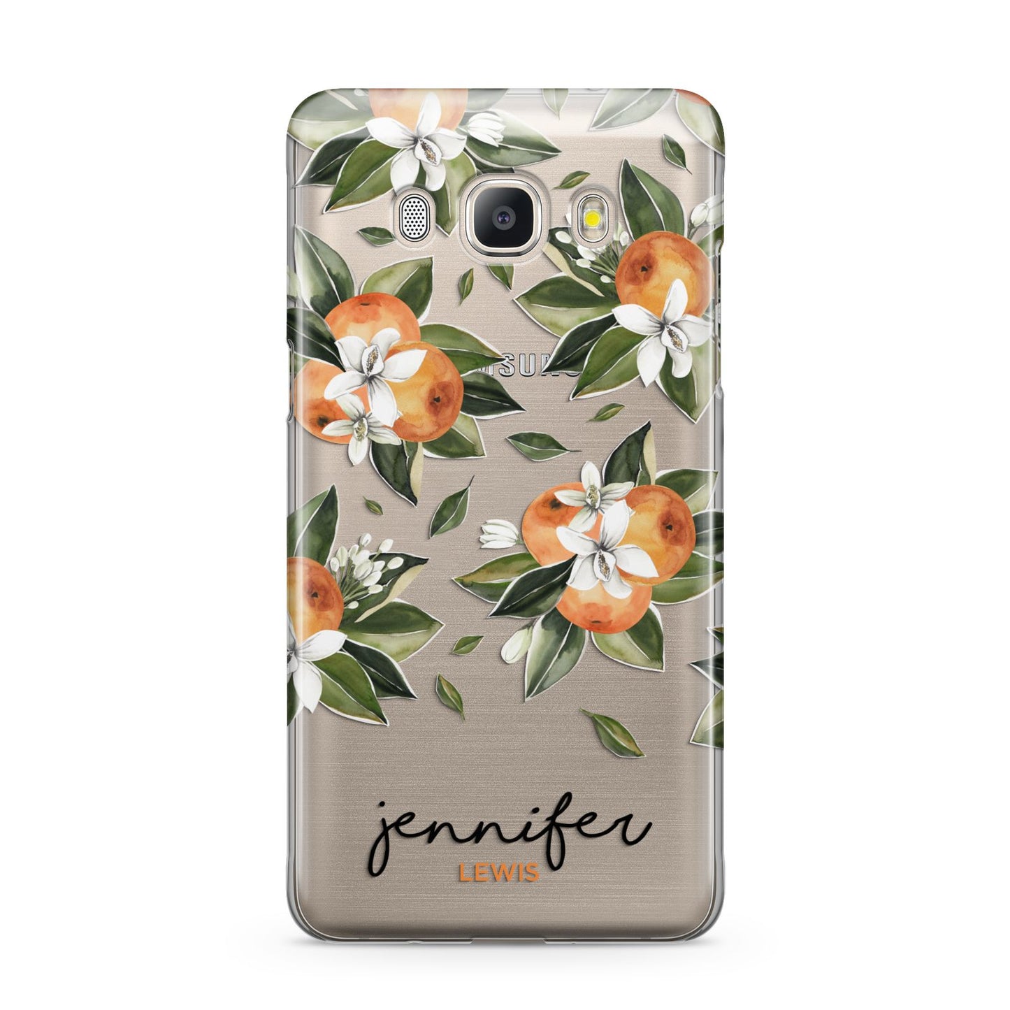 Personalised Bunch of Oranges Samsung Galaxy J5 2016 Case