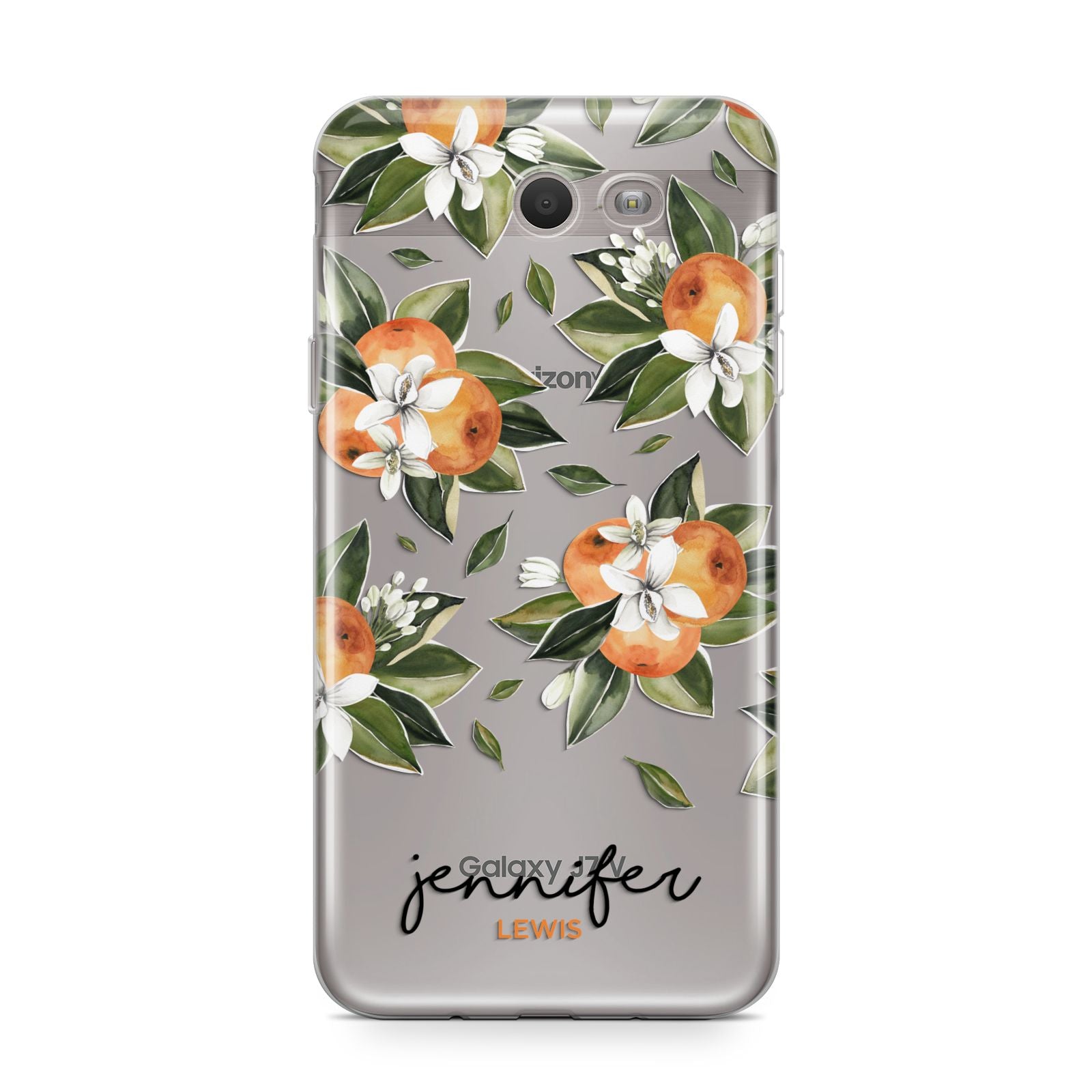 Personalised Bunch of Oranges Samsung Galaxy J7 2017 Case