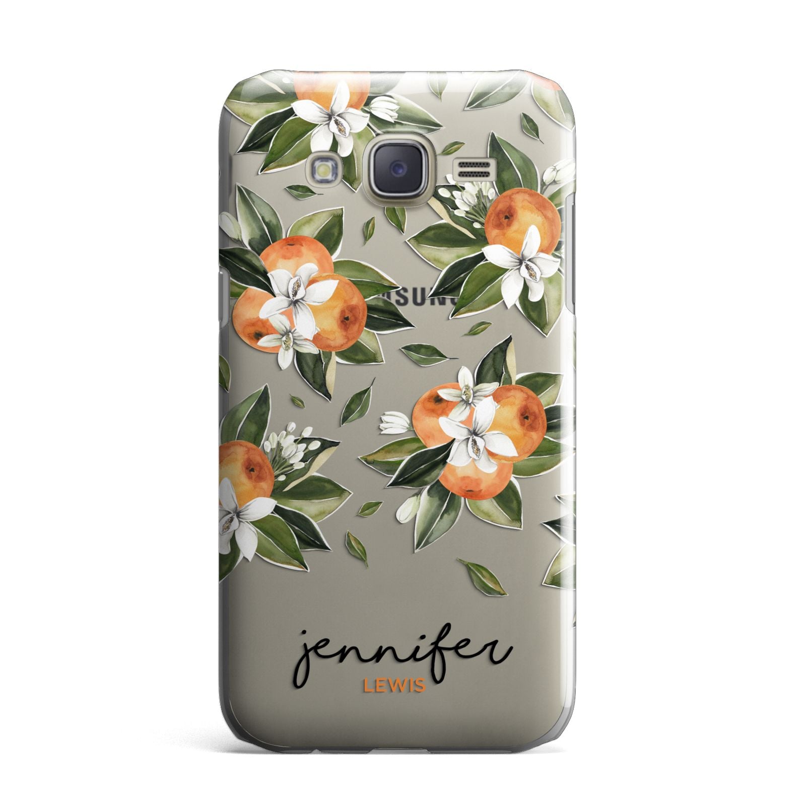 Personalised Bunch of Oranges Samsung Galaxy J7 Case