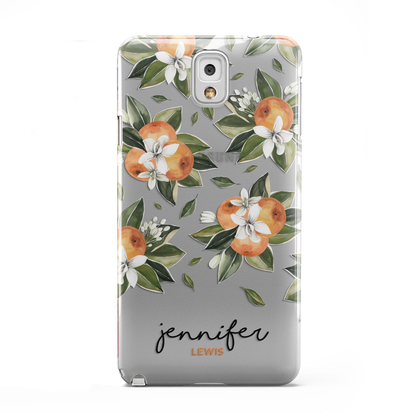 Personalised Bunch of Oranges Samsung Galaxy Note 3 Case